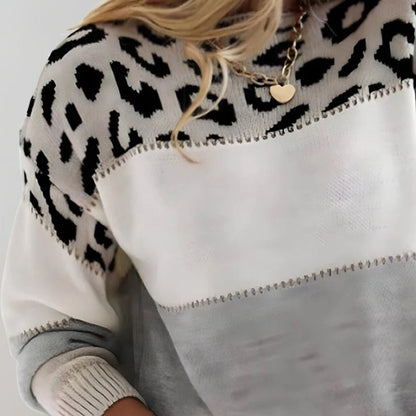 Charlene | Leopardenmuster Freizeitpullover