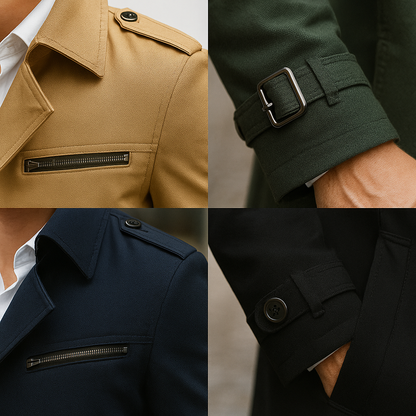 Trenchcoat Artigianale – Eleganz für den modernen Mann