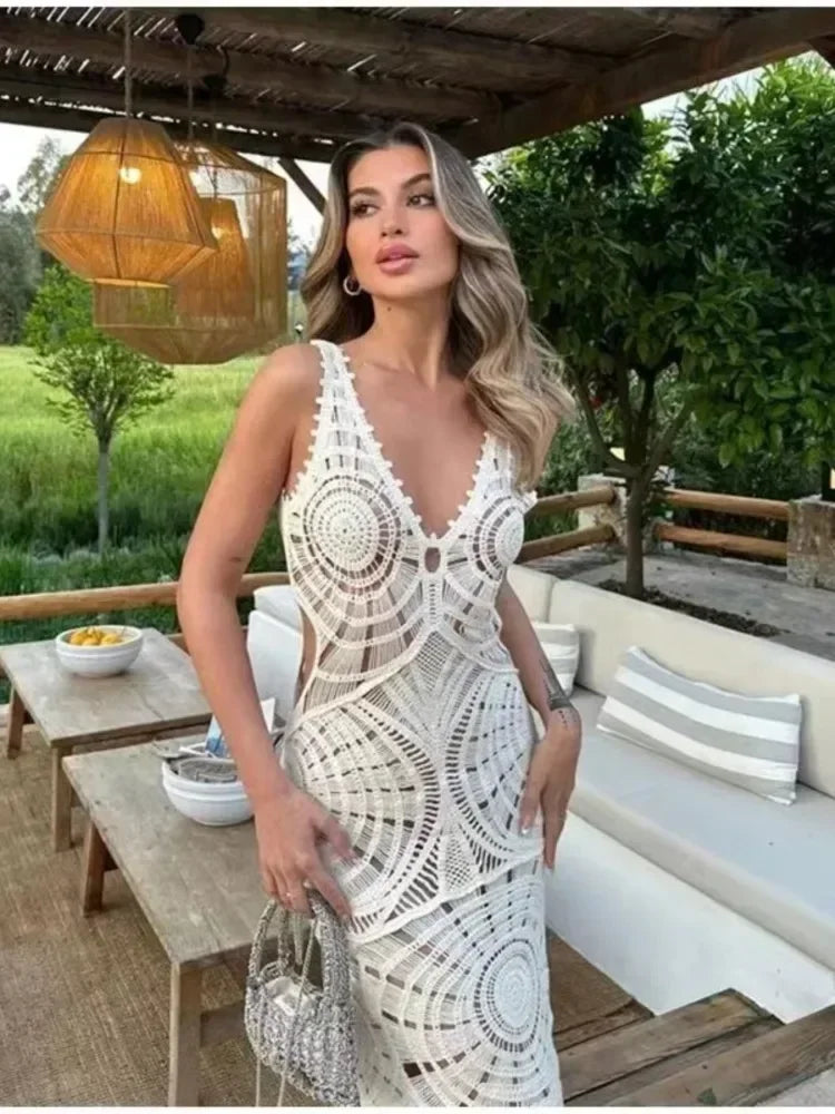 Emmy | Cut-Out V-Neck Dress