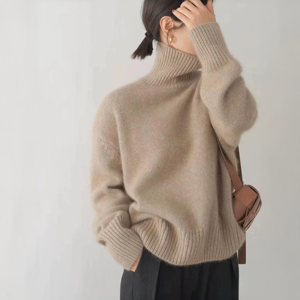 Isabella | Cashmere Hochhals-Pullover
