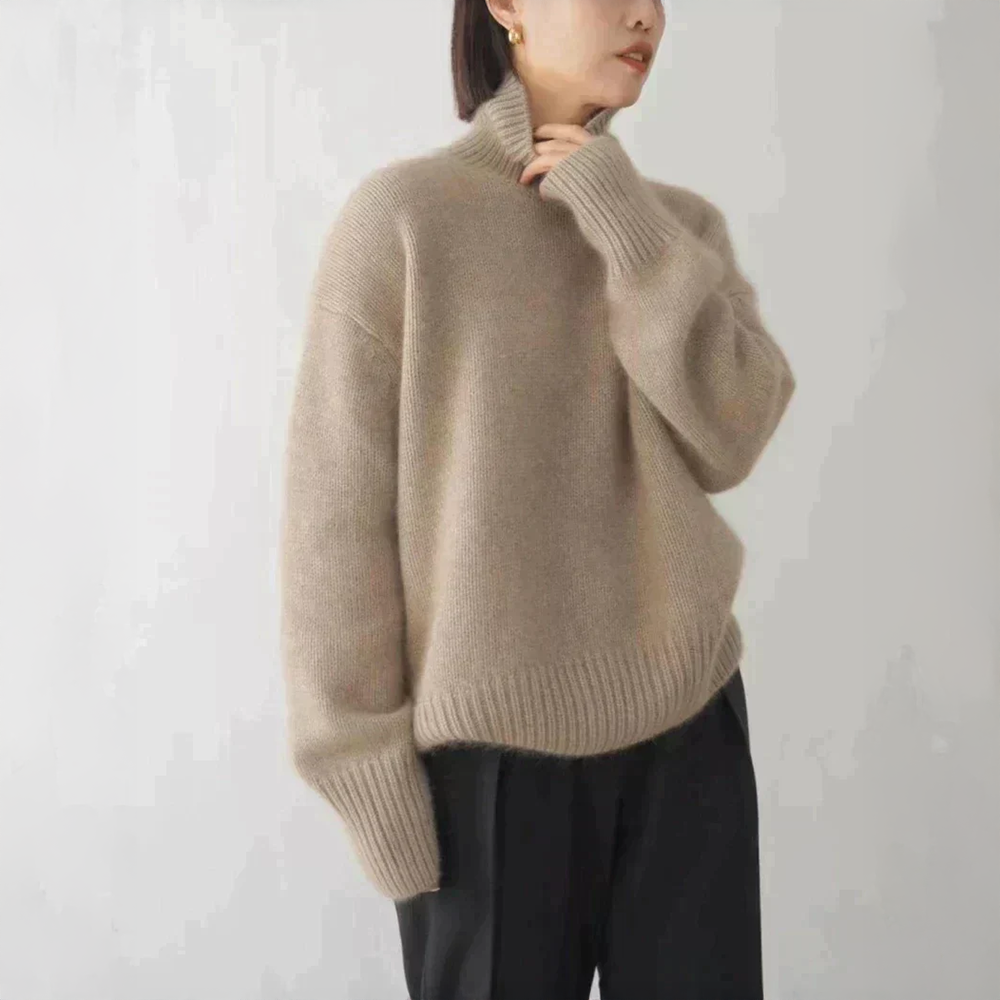 Isabella | Cashmere Hochhals-Pullover