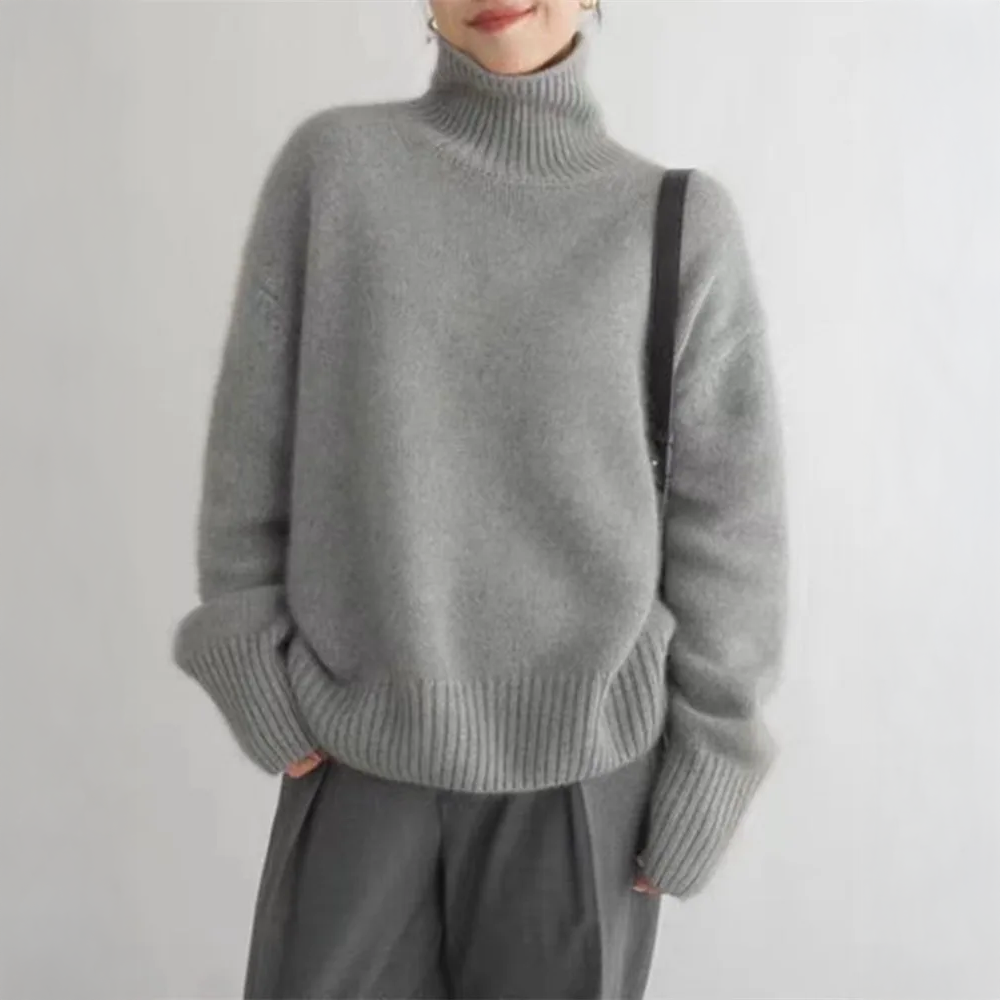 Isabella | Cashmere Hochhals-Pullover