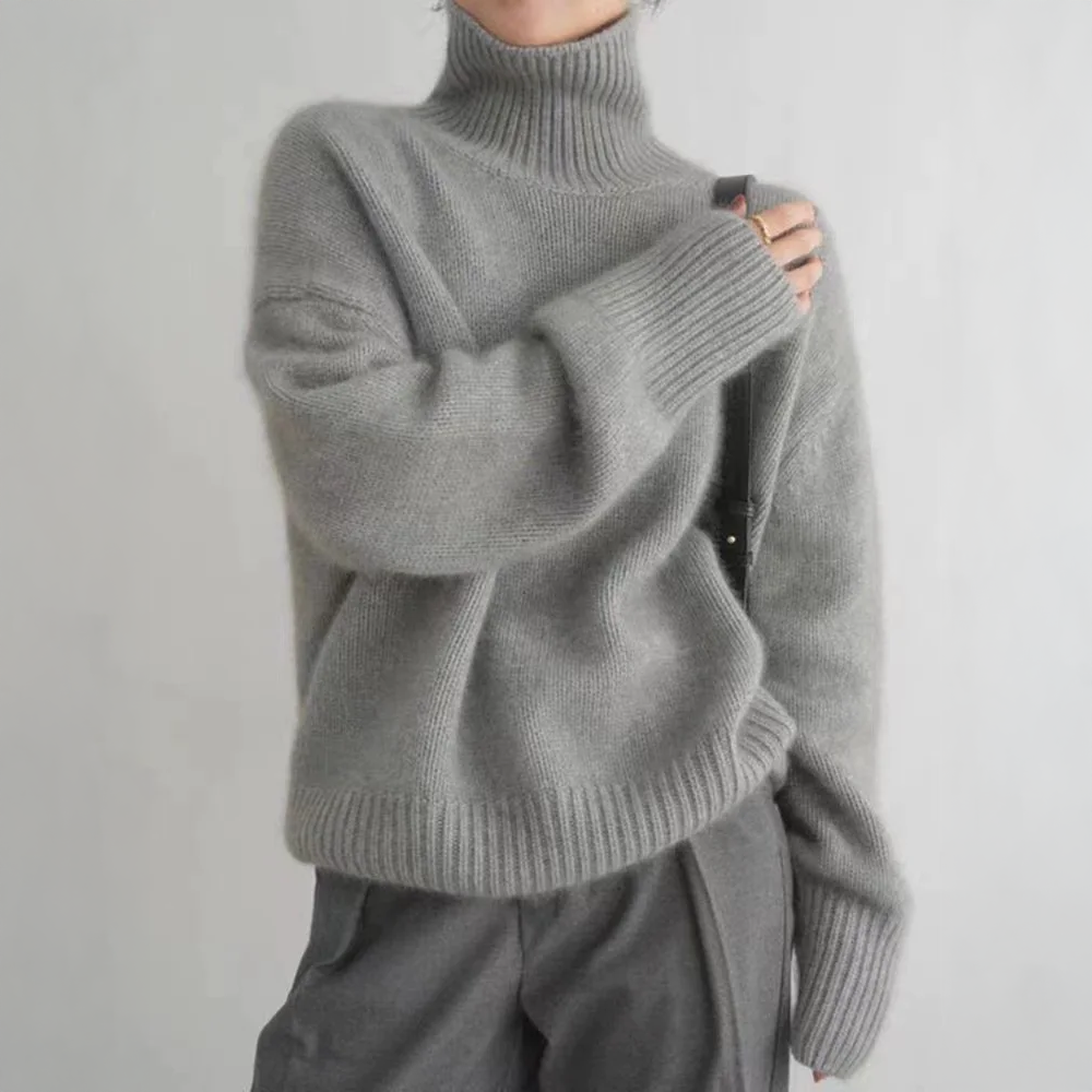 Isabella | Cashmere Hochhals-Pullover